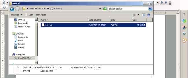 site Backup has been taken successfully